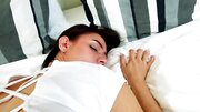 Hot babe helps her man relax by sucking and fucking his dick