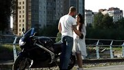 Petite brunette chick is having sex on a first date