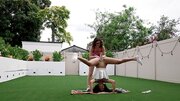 Leana Lovings and Bianca Bangs in a great scissoring action