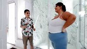 Attractive chubby wench seduces her roommate's boyfriend on sex