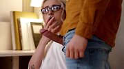 Cutest girl takes outfit off and moves on to pussy-nailing