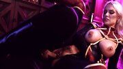 Busty blonde Kenzie Taylor takes a big cock at cosplay party