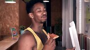 Julia De Lucia sucks a big black cock and rides it wildly