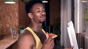 Julia De Lucia sucks a big black cock and rides it wildly