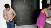 Chubby MILF Lily Morena is fucking with her skinny stepson