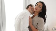 Zuzu Sweet teases a guy and plays with a Hitachi toy