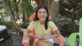 Gifted cocksucker plays outdoors and gets choked in POV