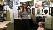 Skinny babe with small tits is a huge whore actually