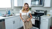 Foxy Asian chick Mina Luxx fucked by a big horny dude