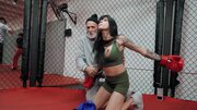 Dude has two tight pussies to fuck and make his own