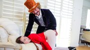 Cute teen is getting fornicated by her perverted stepdad