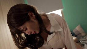 Hot Asian Stepmom Sucks Her Stepson's Cock And Jumps On His Balls