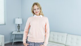 Attractive fake tits babe rides a big dick like a pro