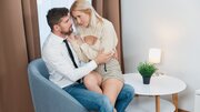 Sexy Blonde Gets Back on Cheating Boyfriend with a Psychologist